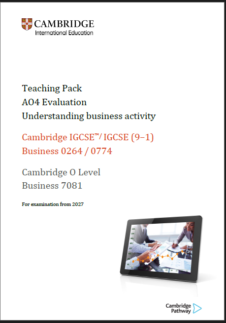 Understanding business activity: Scenario Pack