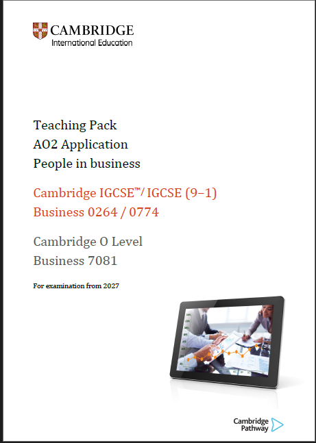 Understanding business activity: Scenario Pack