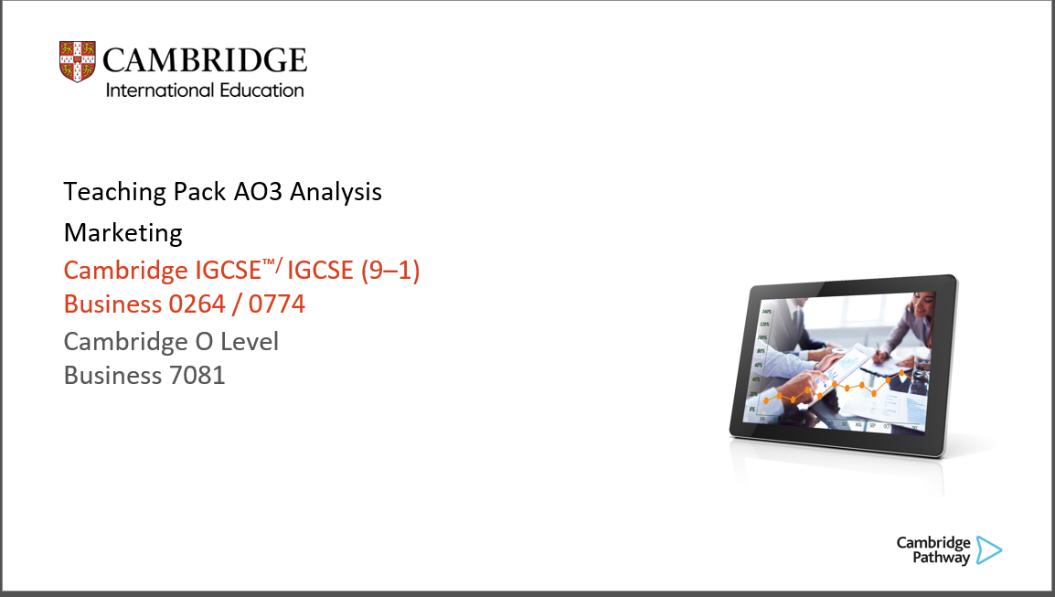  Understanding business activity: Presentation 