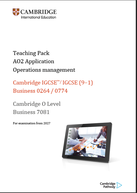 Understanding business activity: Scenario Pack