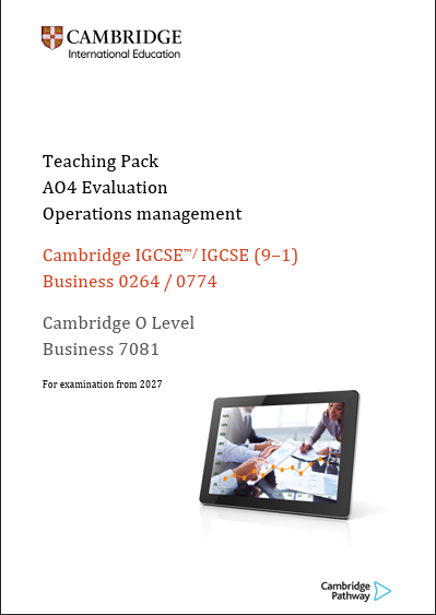 Understanding business activity: Scenario Pack